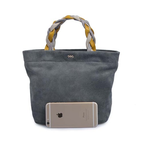 High Quality Popular Handbags Suede Leather Tote Bag