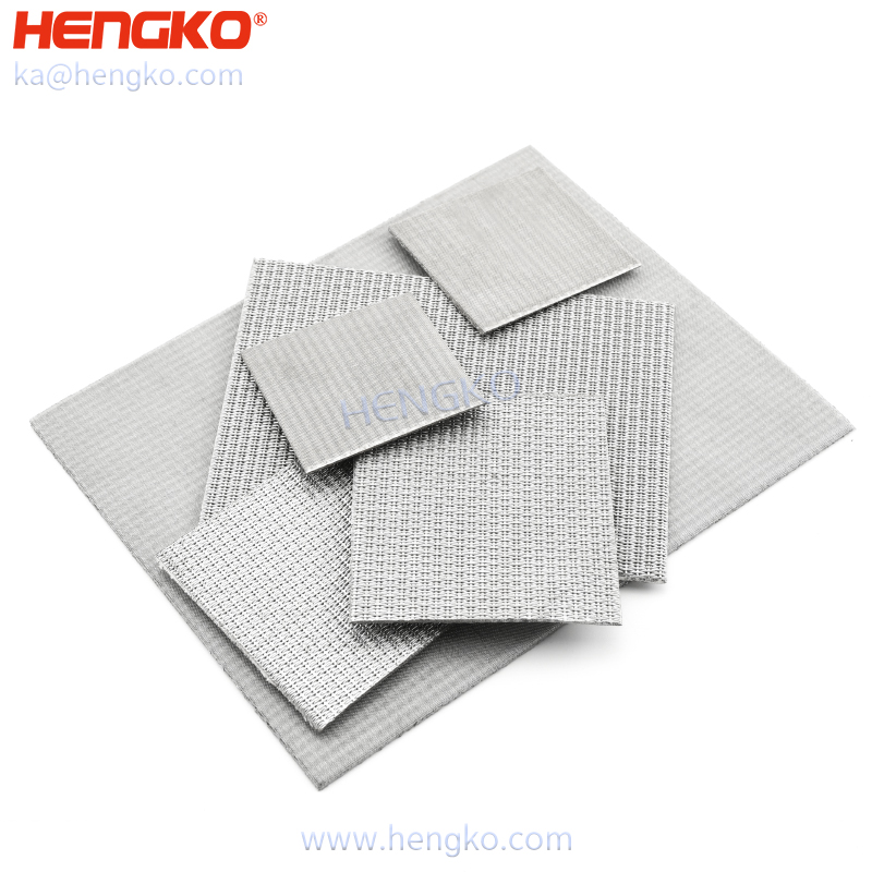 Durable custom 0.2-100 microns sintered stainless steel mesh filter plate for filter press equipment