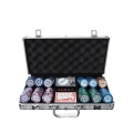 individuelles Logo-Aufkleber-Ton-Poker-Chips-Set