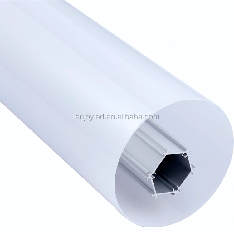 76mm Round Shape Pendant Light PC Cover LED tube Aluminum Profile with 360 degrees PC opal Diffuser