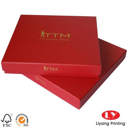 โลโก้ Hot Stamping Scarf Packing Box