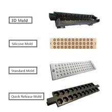 Aluminium and Silicone Candy Molds: Nonstick Gummy Bear and Jelly Candy Molds