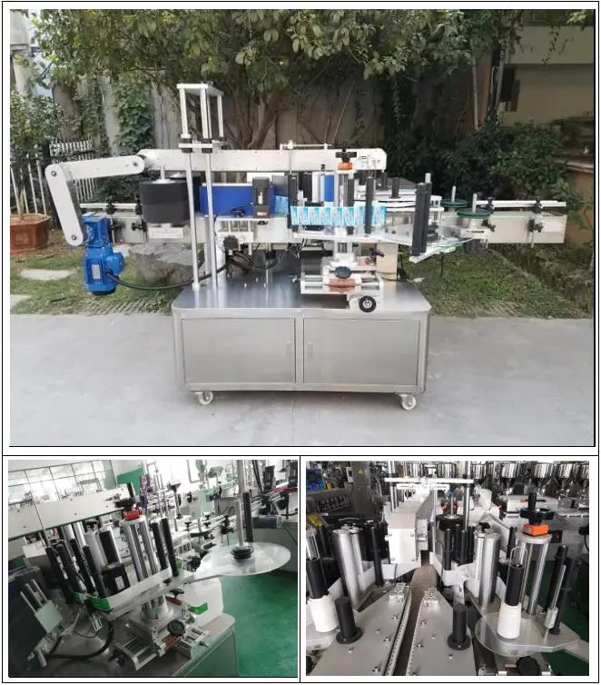 Self-Adhesive Double Sided Single Sided Sticker Labeling Machine for Flat Bottle