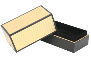 Rigid Gold Set-up Candle Paper Packaging Box