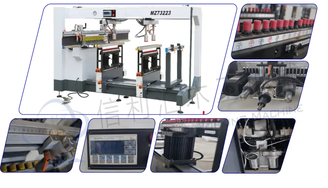 Multiple Drilling Machine, PVC Kitchen Cabinet Door Price Power Drill, Door Hinge Chain Machine, Hotel Sofa, Pine Woodtriple Head Boring Machines