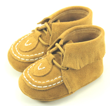 2017New Arrival Yellow Genuine Leather Baby Boot Suede Moccasin Kids Boot