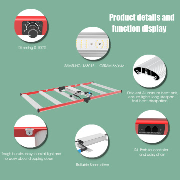 Fabryczne hurtowe hydroponiczne hydroponiczne 320 W LED LED Light