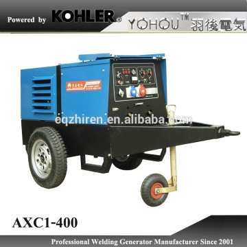 DC220V 200A 300A Kohler diesel chinese welding generator