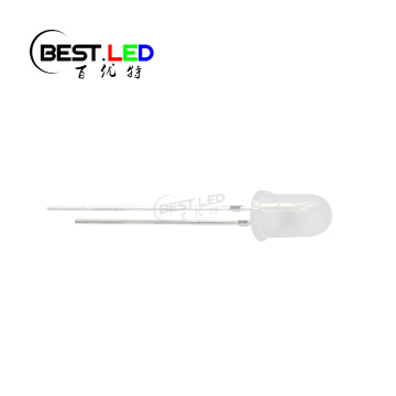 White Diffused 5mm LED Cool White 7000-10000K