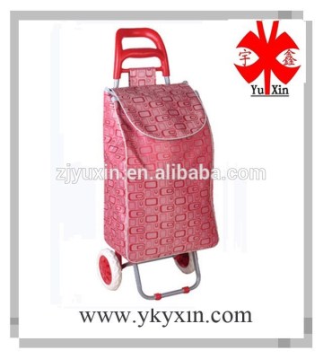 Morden shopping trolley bag with jacquard material