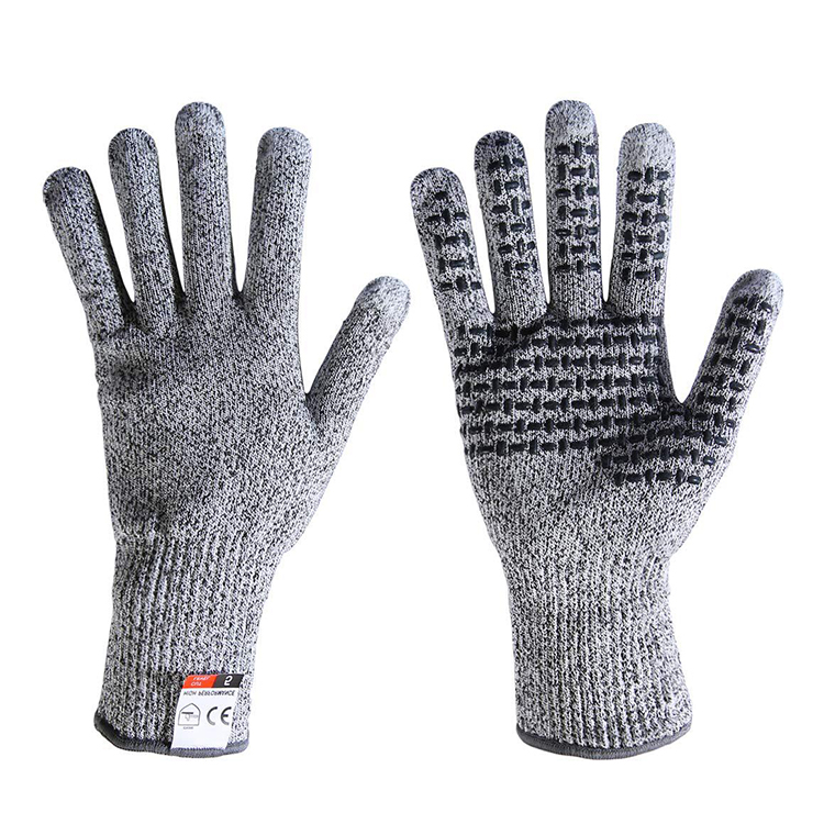 Grade 5 Touch Screen Cut Resistant Gloves Anti-Cut Safety HPPE level 5 Hand Gloves for Kitchen