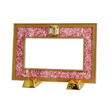 APEX Gold Acrylic Display Certificate Currency Frame Holder
