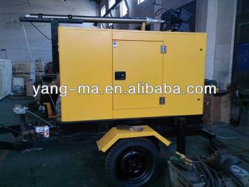 water cooled mobile silent 380V 600A Millo Type Deutz diesel welding generator with F3L912