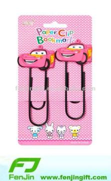 Pvc car shape bookmark