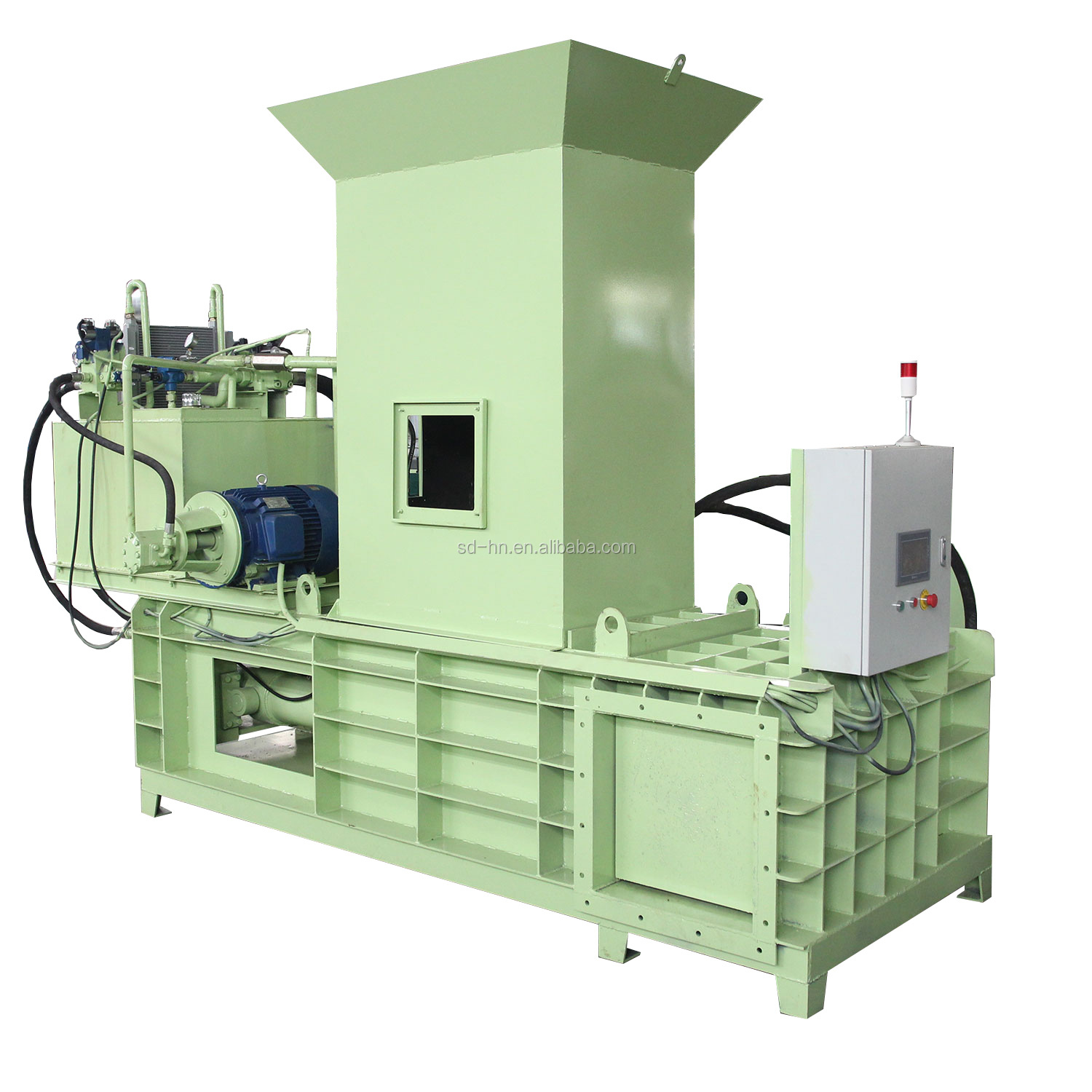 RD Textile fiber horizontal automatic horizontal hydraulic baler Suitable for packing all kinds of fiber Baling machine
