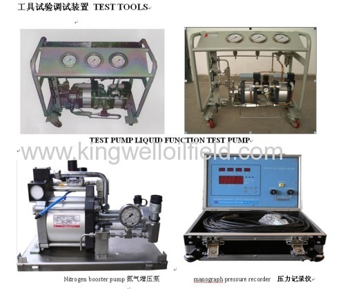 Gaz Booster Test pompası sıvı fonksiyon Test pompası Cw (3 çıkışları) hortumları