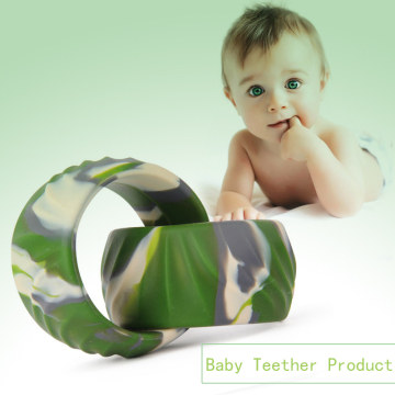 Wholesale silicone baby teething bracelets and fashion designer bangles