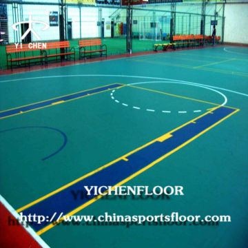 8mm thickness basketball flooring/plastic vinyl basketball court floor