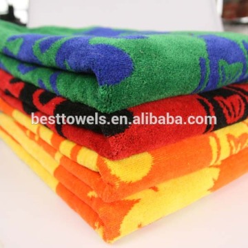 jacquard velour beach towel wholesale