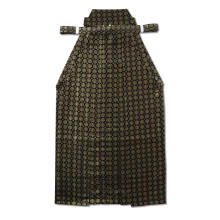 Gold Pine Trees Pattern Men's Black Skirt Pack