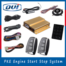 Car alarm that calls cell phone remote keyless entry car alarm system with remote engine starter PKE auto lock / unlock