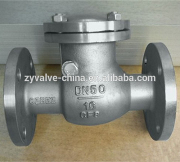 Ductile iron flange check valve