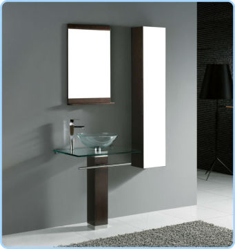 Modern Unique Bathroom Glass Vanity