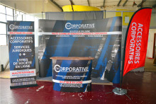spring pop up exibition banner