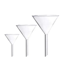 Wholesale Laboratory Glass Funnels: 60°C, 75mm, 80mm, 100mm, Short Term Availability