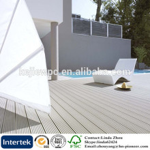 white color WPC composite decking wood plastic composite decking composite WPC decking