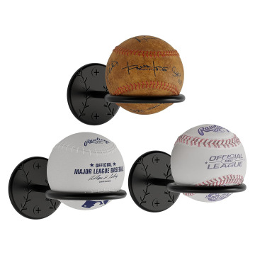 Heavy-Duty Wall Mount Rack for Baseball Memorabilia