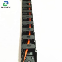 High quality semi closed plastic drag chain to manage cables