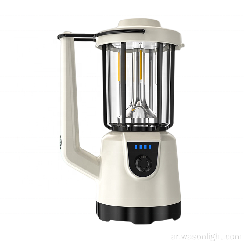 Wason New Romantic High Power Searchlight و LED LANTERN 2 في 1 Type-C قابلة لإعادة الشحن