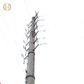 FT hot dip galvanized transmission steel pole