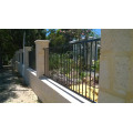 double horizontal wire mesh garden fence panels