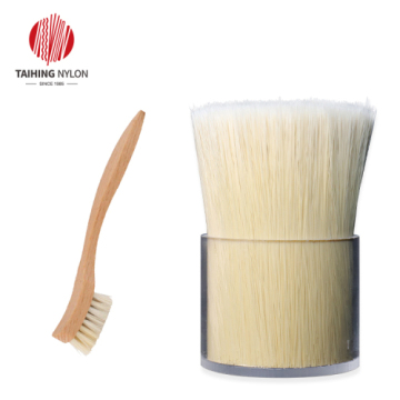 PBT single tapered bristle for keyboard cleaning brush