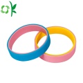 Thanh lịch 2 lớp sinh viên thể thao Silicone dây đai Bracelet