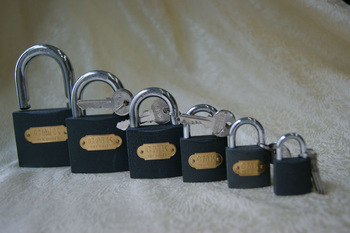 Grey Iron Padlock