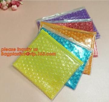 air bubble bag with slider zipper For Protection, Air Bubble Bag With Slider Zipper, PE bubble zipper bags