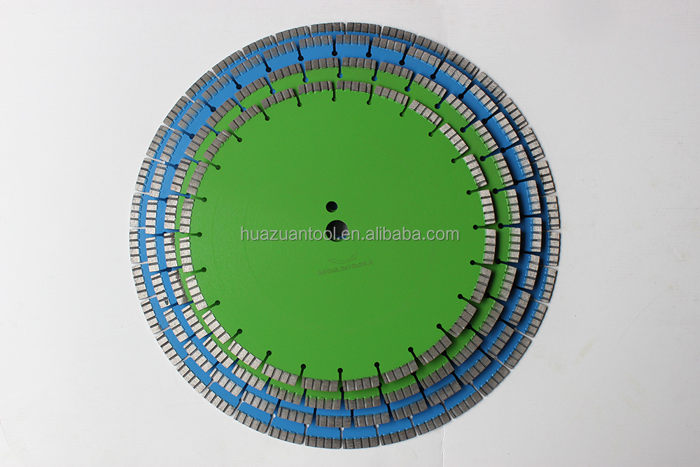 350mm laser welded turbo diamond saw blade for cutting green concrete