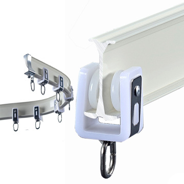 Curved Ceiling Sliding Aluminum Curtain Track Rail Runners and Profiles