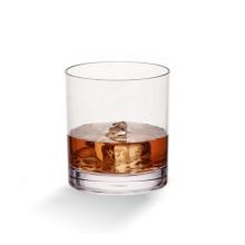 BPA Free Plastic Double Old Fashioned Glass 300ml