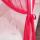 Rose Red Mosquito Net Bed Square Bed Canopy