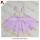 Hot sale lavender embroidered full lining toddler dress