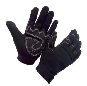 Synthetic Leather Padded Palm Mechanical Glove Hand Gloves