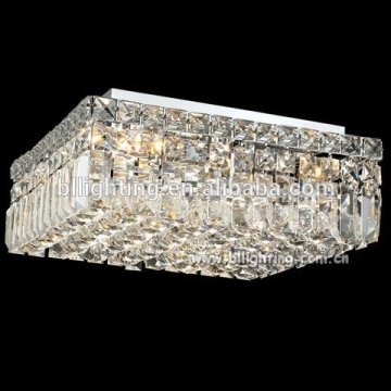 Crystal factory sell cieling square light fixture
