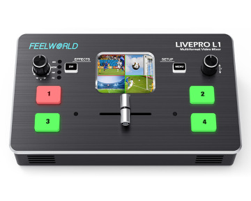 Feelworld Pro Live: Portable HDMI Video Switcher for HD Streaming