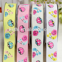 Cute Mushroom and Snail Customized Print Ribbon Wholesale
