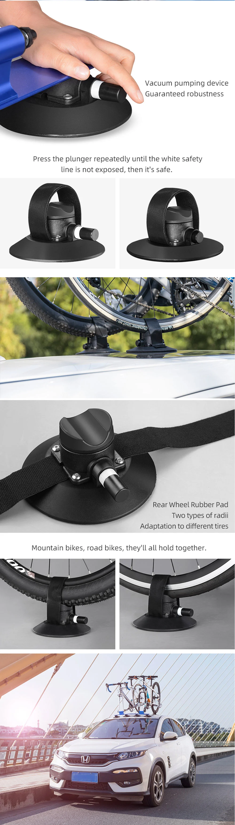 Bicycle Racks, Travel Roof Racks, Car Roof Suction Cup Racks