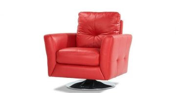 deluxe red sofa, modern leather sofa